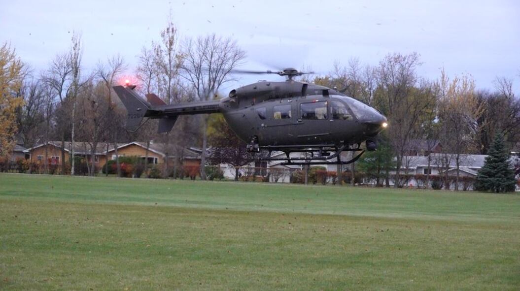 DEA visits North Dakota school by helicopter for drug prevention week