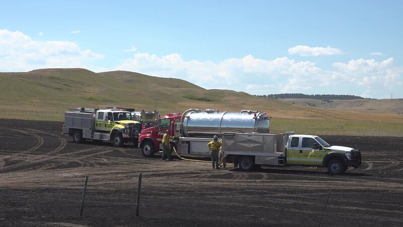 Grass fire near Hermosa burns nearly 23 acres; crews stop forward progress