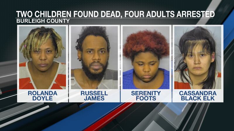 BREAKING: Bismarck Police arrest four adults after two children died in ...
