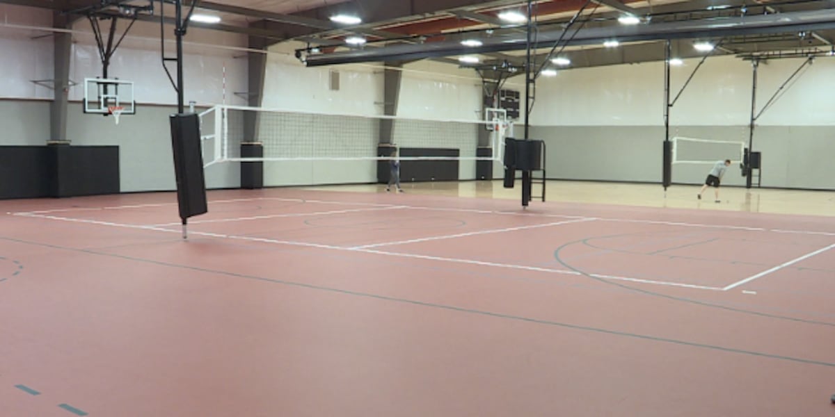 Pepsi All Seasons Arena batting cage in Mandan, ND