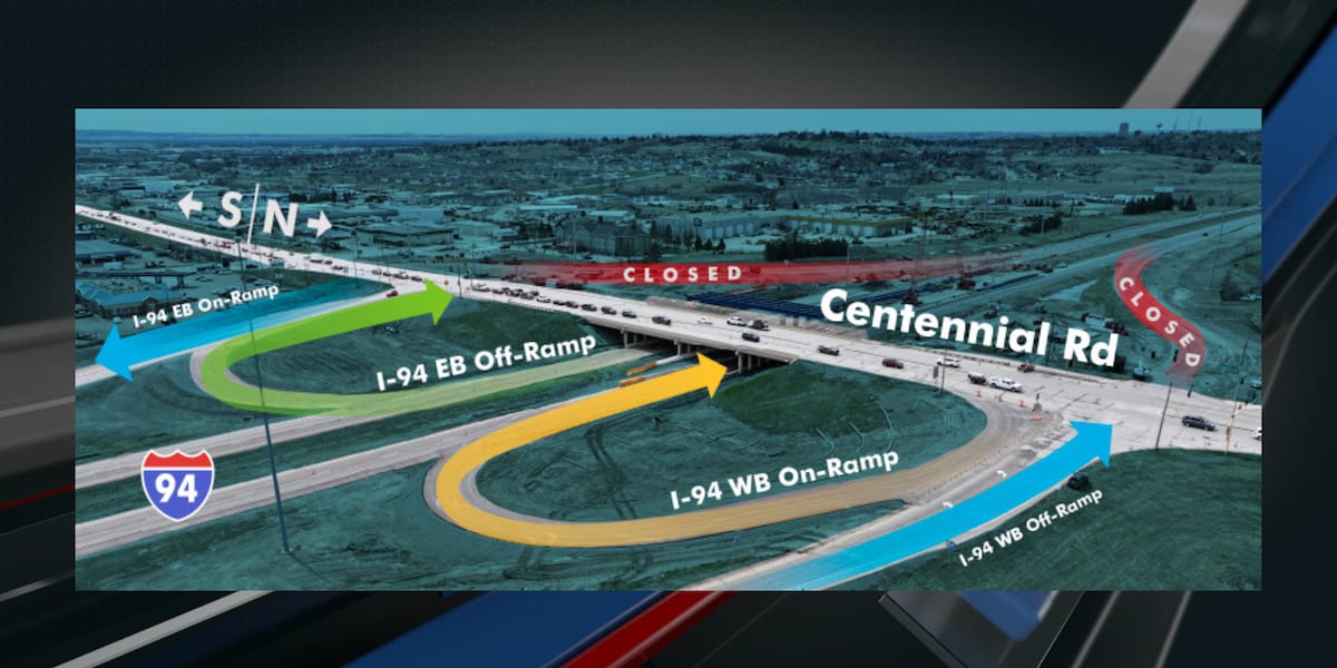 Temporary loop ramps in use at Exit 161 during construction
