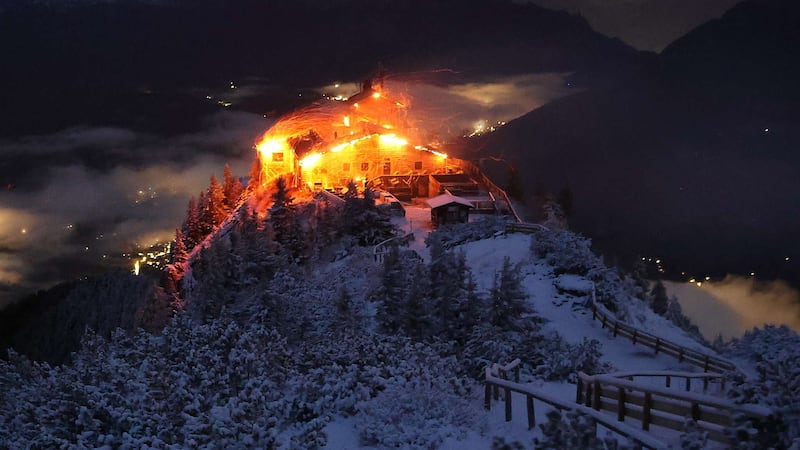 This image distributed by the 'Bergerlebnis Berchtesgaden' shows a building known as the...