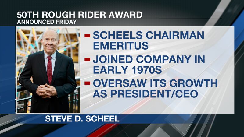 Bill Scheel Raa Steve D. Scheel recognized as 50th Theodore Roosevelt Rough Rider Award ...