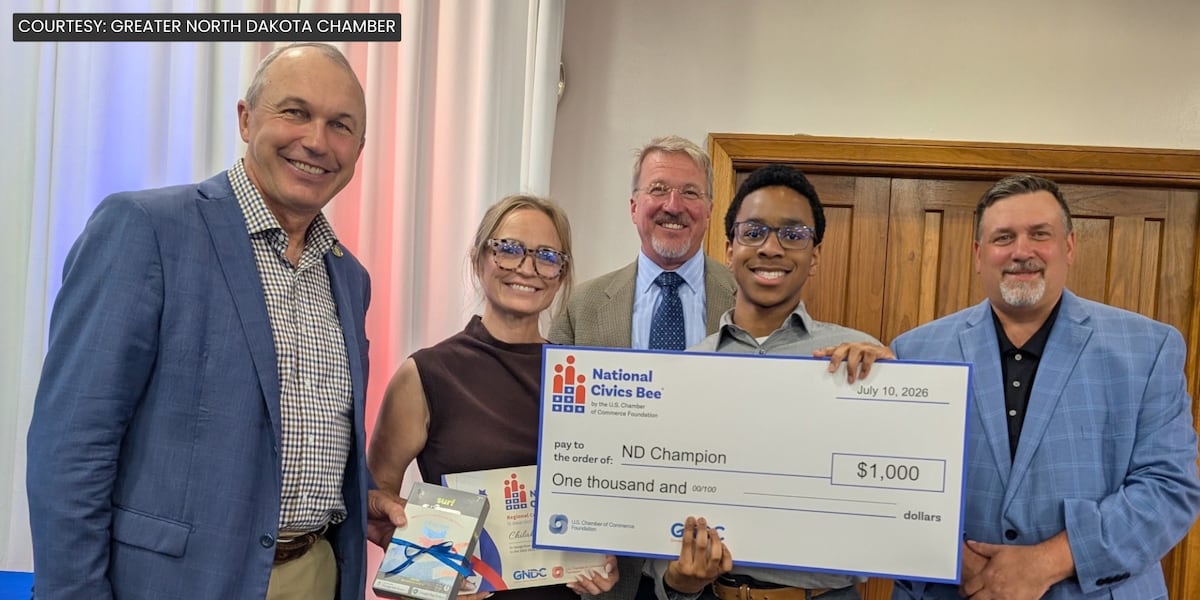Minot's Chilaka Ugobi wins North Dakota Civics Bee