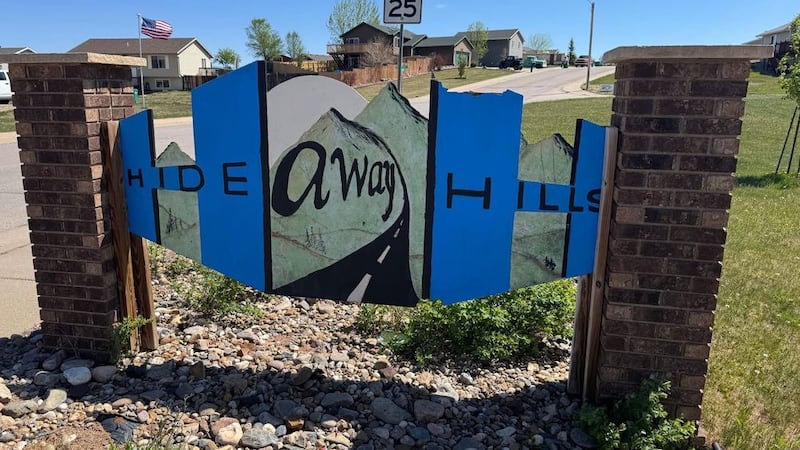 The Hideaway Hills subdivision in Black Hawk, S.D., where a large sinkhole opened in 2020, has...