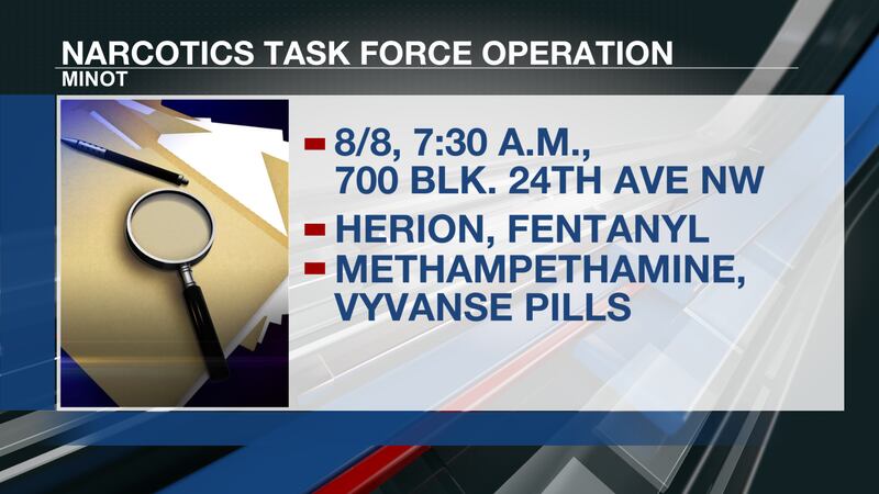 Six charged in narcotics task force bust in Minot