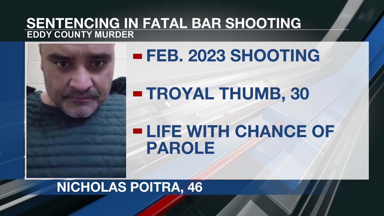 Chance Shooting Belcourt man sentenced to life with chance of parole in fatal bar shooting