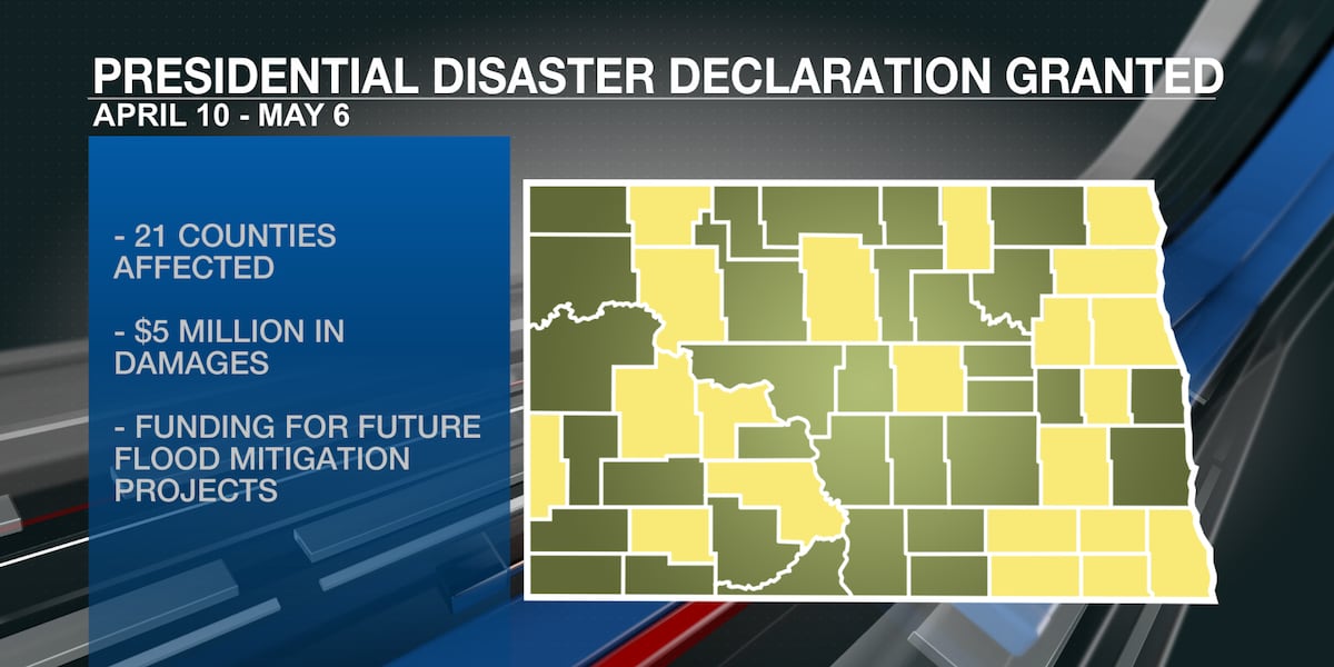 Spring Declaration President approves Burgum’s request for major disaster declaration ...