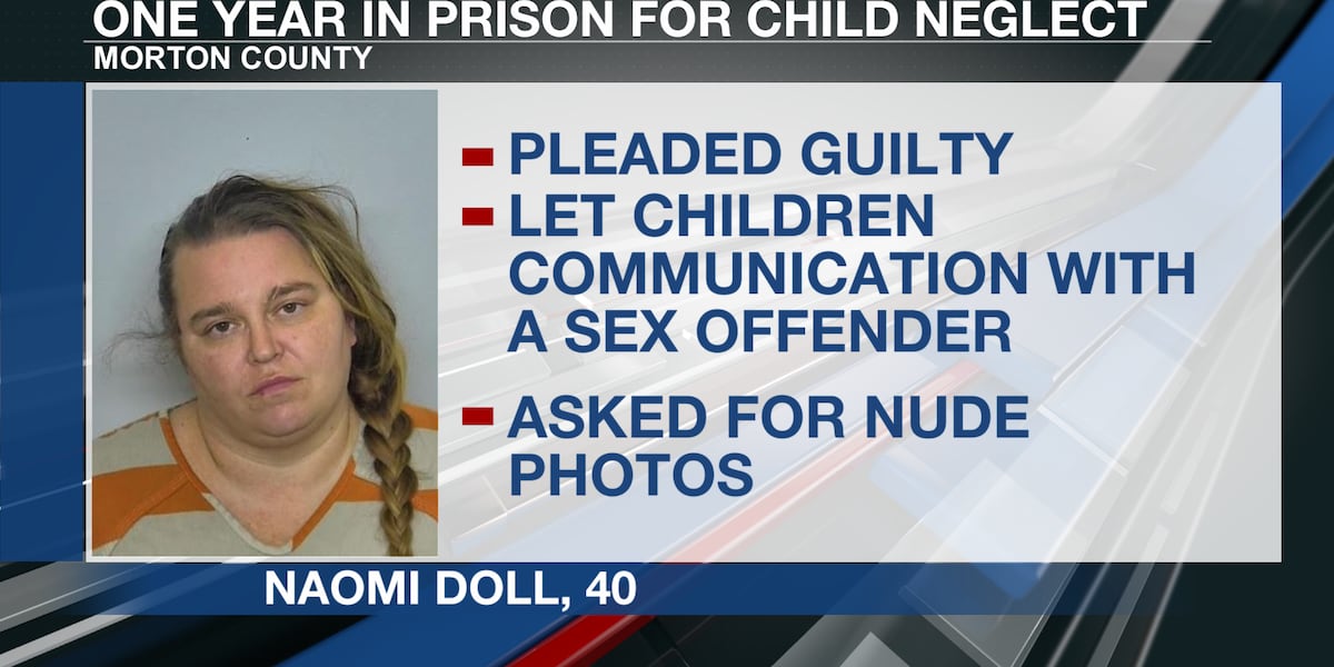 Woman gets one year in prison for child neglect Woman gets one year in prison for child neglect