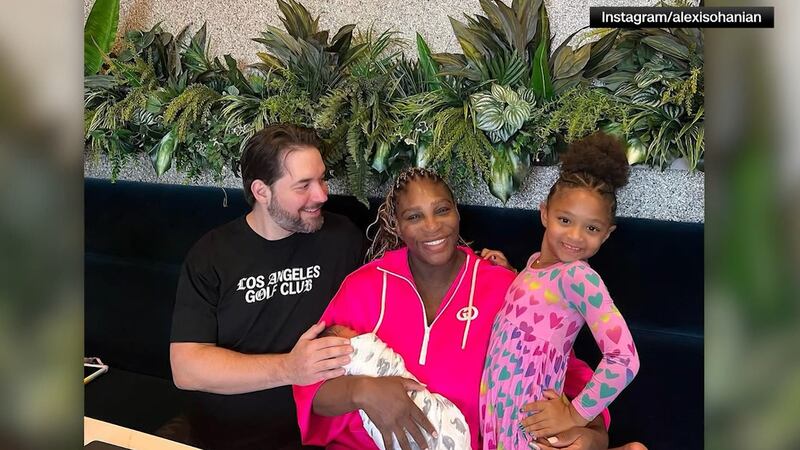 Serena Williams, husband share first family photos with new baby
