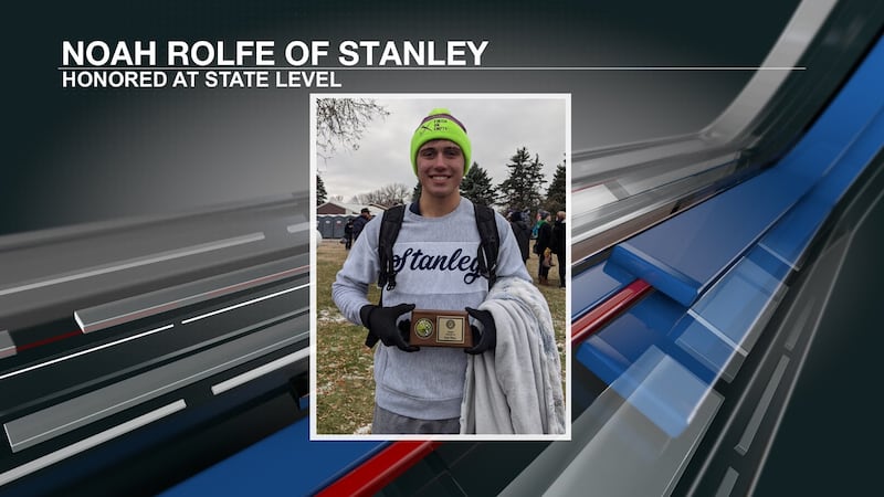 Stanley Cross Country’s Noah Rolfe honored at state level