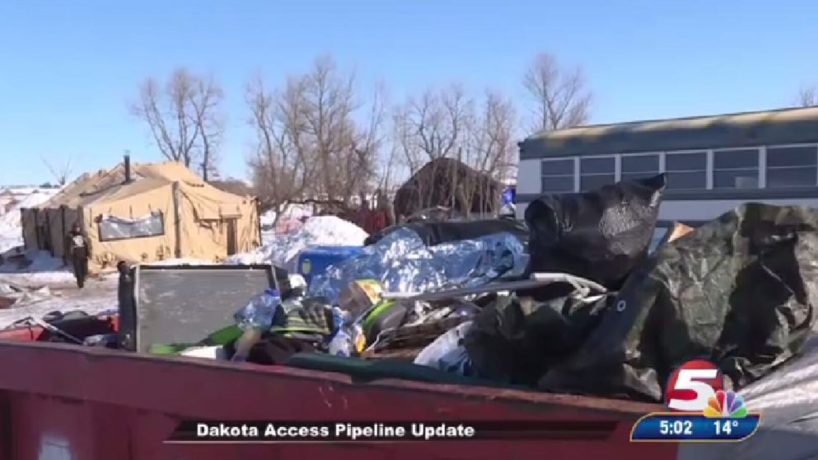 Dapl Completed DAPL camp cleanup completed