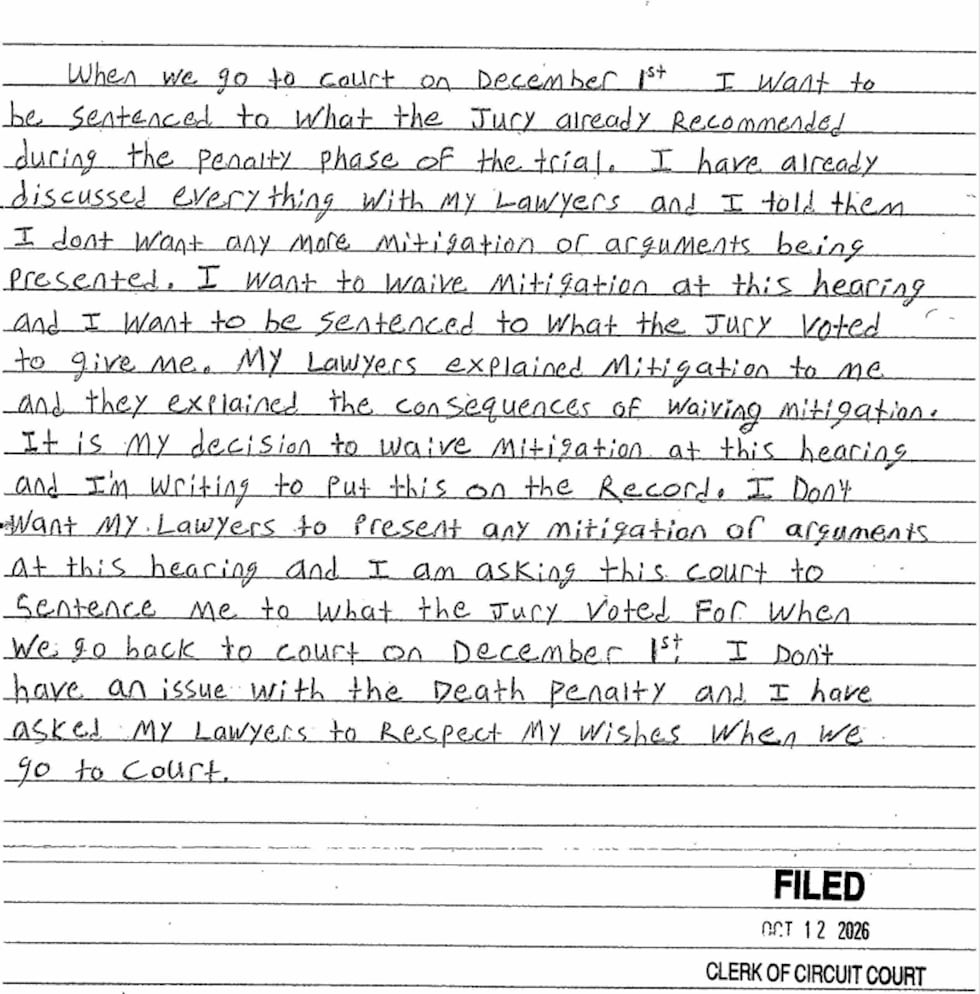 Billy Adams, known as “Ace NH,” convicted of killing Alana Sims and her unborn child, wrote...