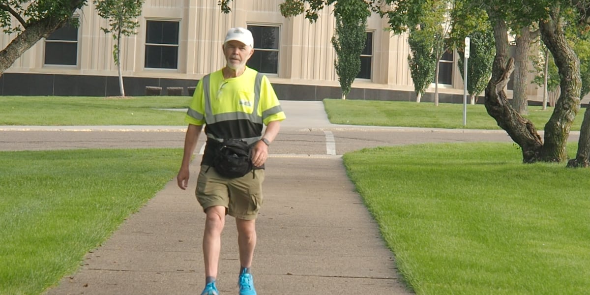 Man walks across North Dakota to raise awareness about health disparities Man walks across North Dakota to raise awareness about health disparities