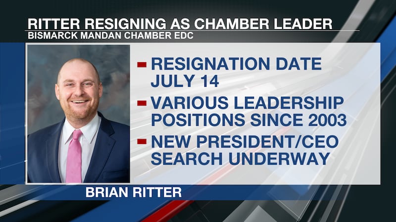 Ritter to resign from Bismarck Mandan Chamber EDC