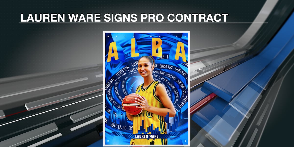 Century graduate Lauren Ware signs first professional basketball contract