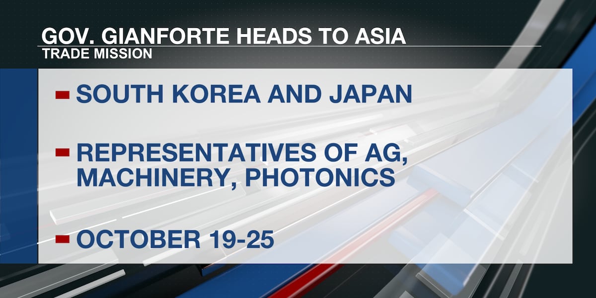 Gianforte to lead trade mission to South Korea, Japan