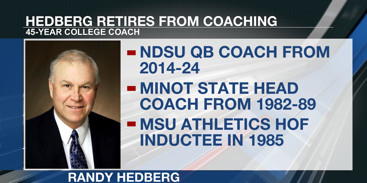 Randy Hedberg retires from coaching