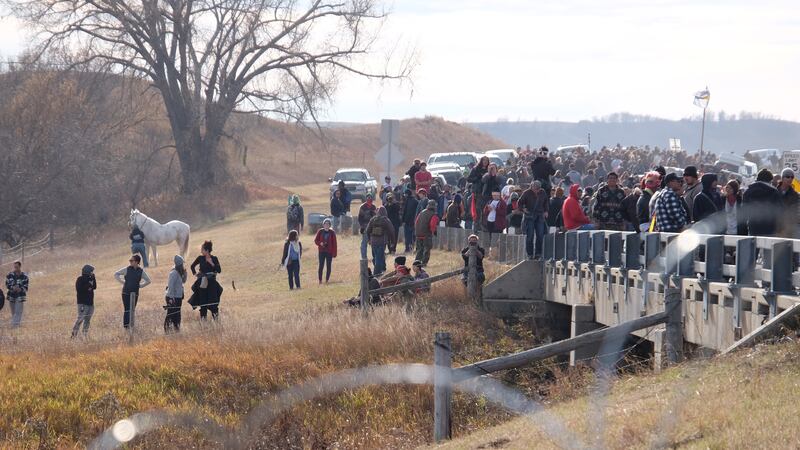 Dapl Protest Fenced Conflicts arise during DAPL weekend protests