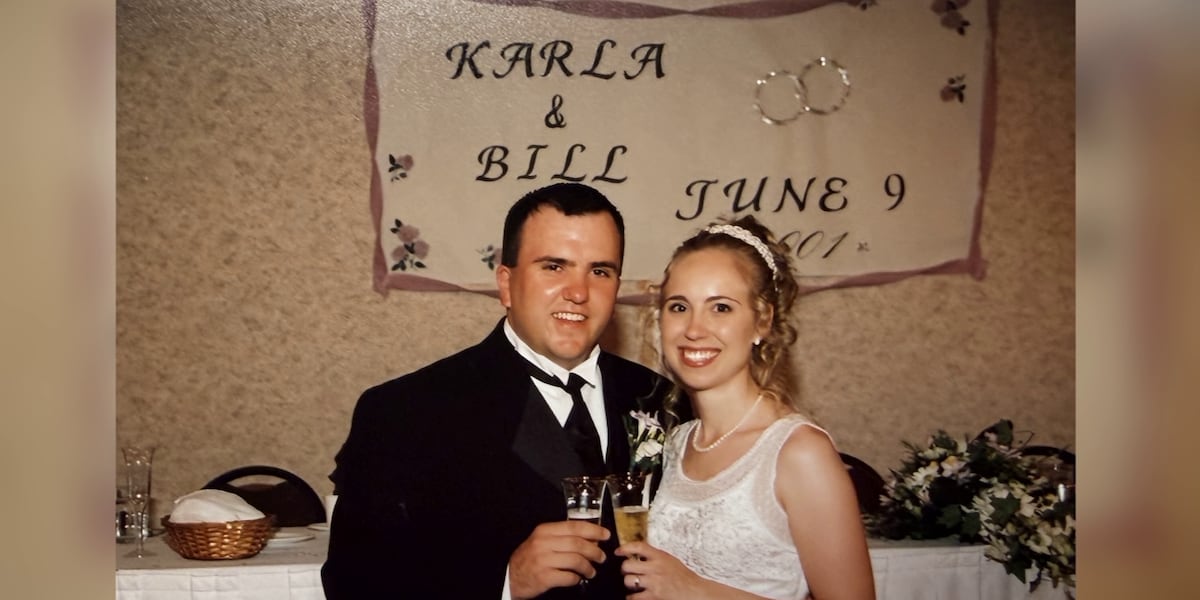 Couple celebrates 25 years following hail storm on wedding day