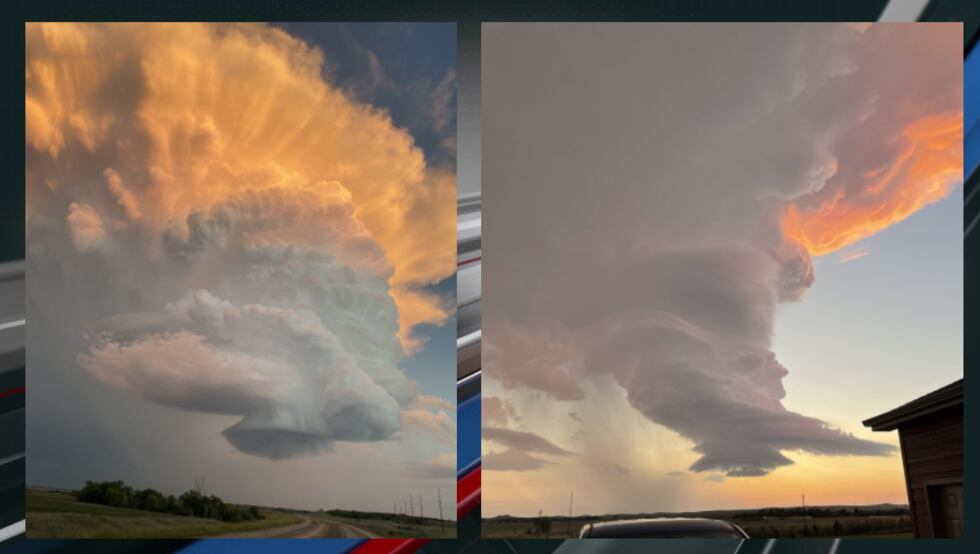Three Inch Hail Three inch diameter hail reported in parts of central and western ND Monday