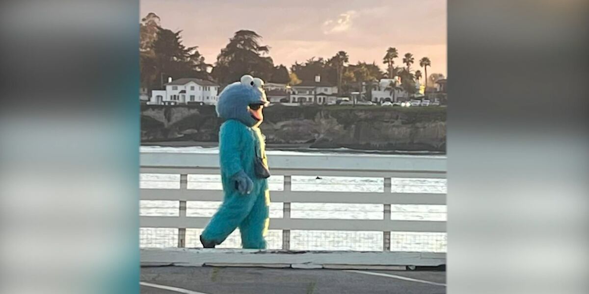 Do not engage': Police warn beachgoers of 'creepy' man in Cookie Monster costume Do not engage': Police warn beachgoers of 'creepy' man in Cookie Monster costume