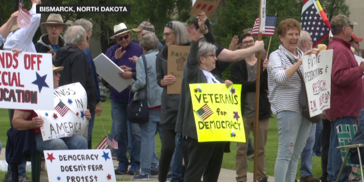 ‘No Kings’ protests held in North Dakota