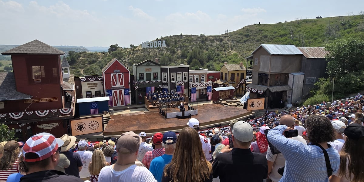 Pres. Trump speaks on ‘American grit’ in speech commemorating Theodore Roosevelt Presidential Library