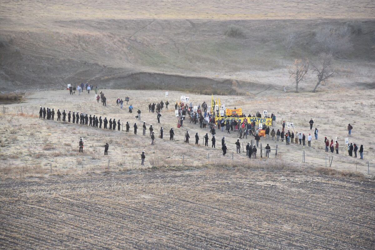 Dapl Protest Fenced Police release more information regarding Saturday's DAPL protest