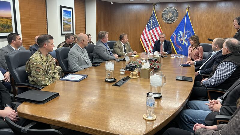 Gov. Kelly Armstrong holds his first cabinet meeting as governor. (12/16/2024)