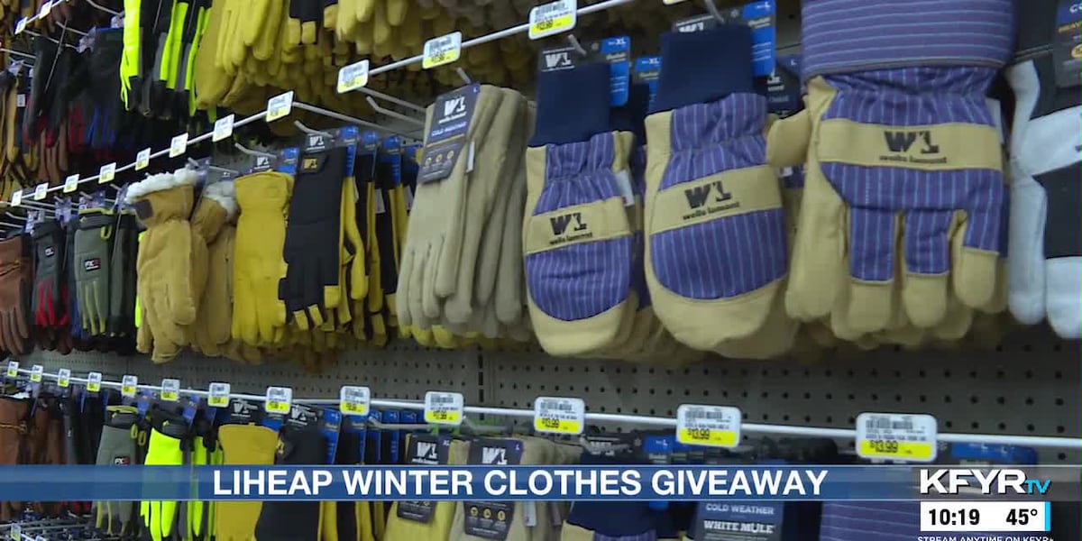Low Income Home Energy Assistance Program (LIHEAP) recipients eligible for cold weather clothing giveaway