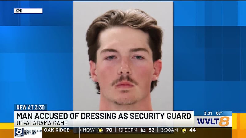 He was allegedly caught drinking a White Claw while wearing a security guard uniform outside...
