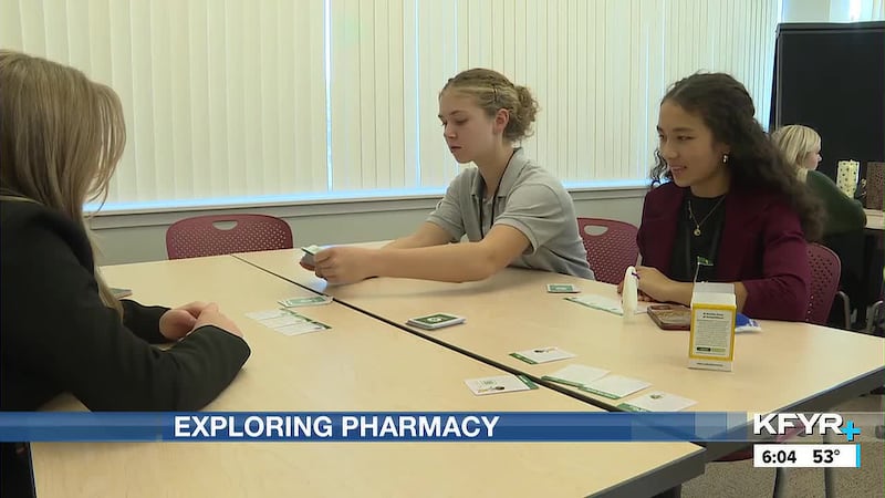 High school students interested in health care got a hands-on look at the pharmacy industry...