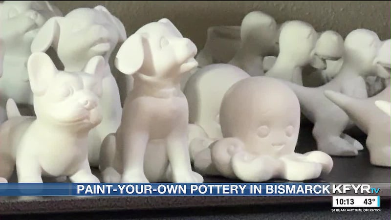 A new business in Bismarck is giving people a place to get creative and grab a drink as the...