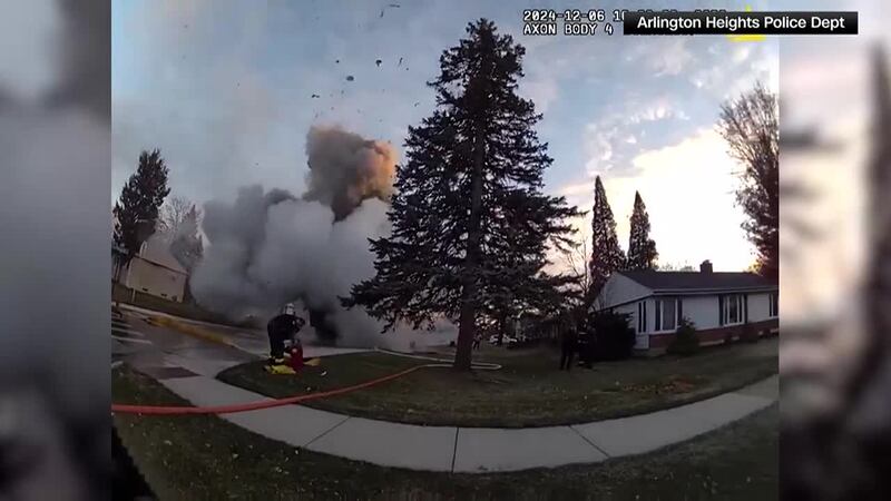 Body cam video captures garbage truck explosion